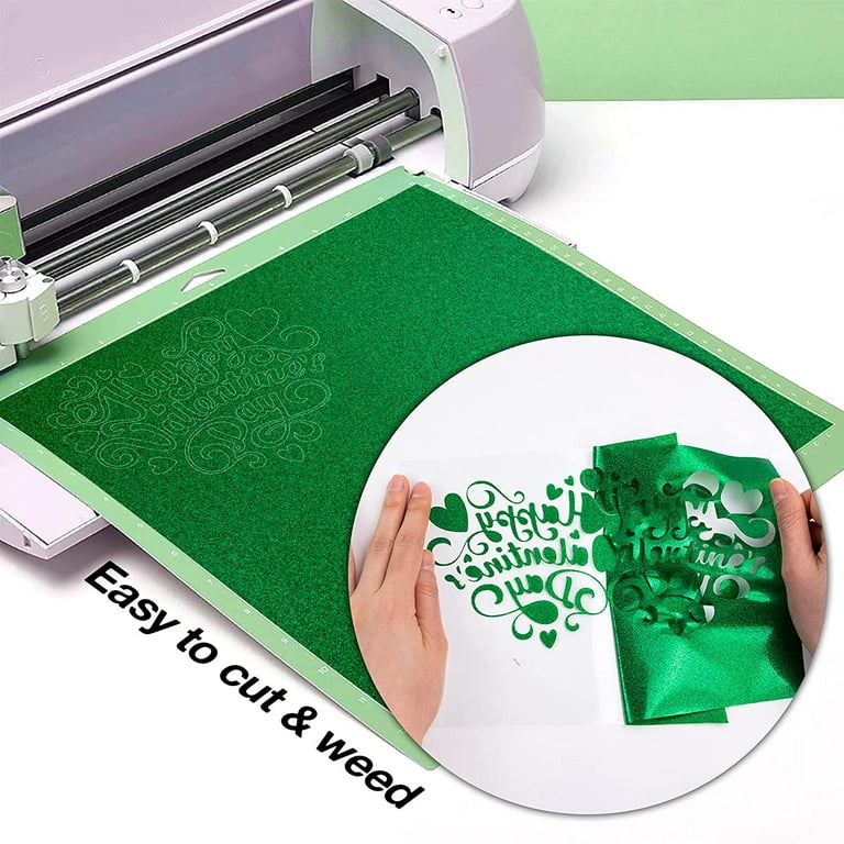 Glitter Green vinyl iron on lettering - JJ's Printing Services