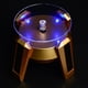 thumbnail image 4 of Soporte de exhibición giratorio Powered 360 con luz LED para tienda minorista Plata Cola Exhibición giratoria accionada solar, 4 of 8