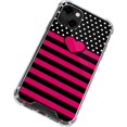 thumbnail image 3 of Skinit Stripes Polka Dots and Stripes Heart in Pink iPhone 13 Clear Case, 3 of 4