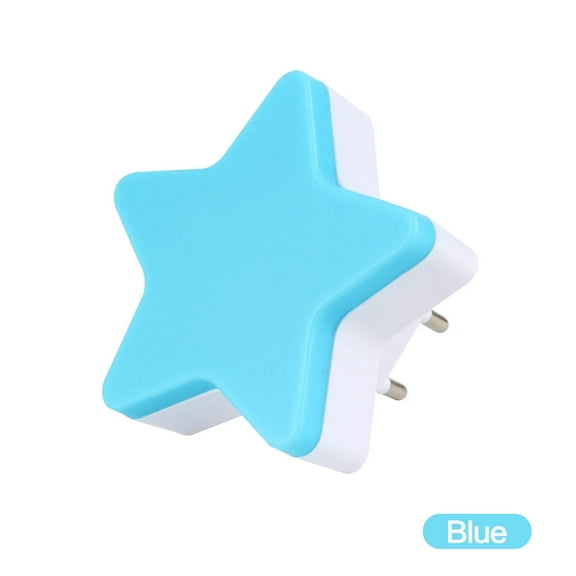 LED Star LED Night Light Plug-in Socket Wall Lamp Energy Saving Light for Kids Bedroom Household Decoration Night Lamp