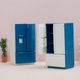 thumbnail image 3 of Mini refrigerador de doble puerta, muebles de casa de muñecas DIY, juego de regalo de juguete, 3 of 4