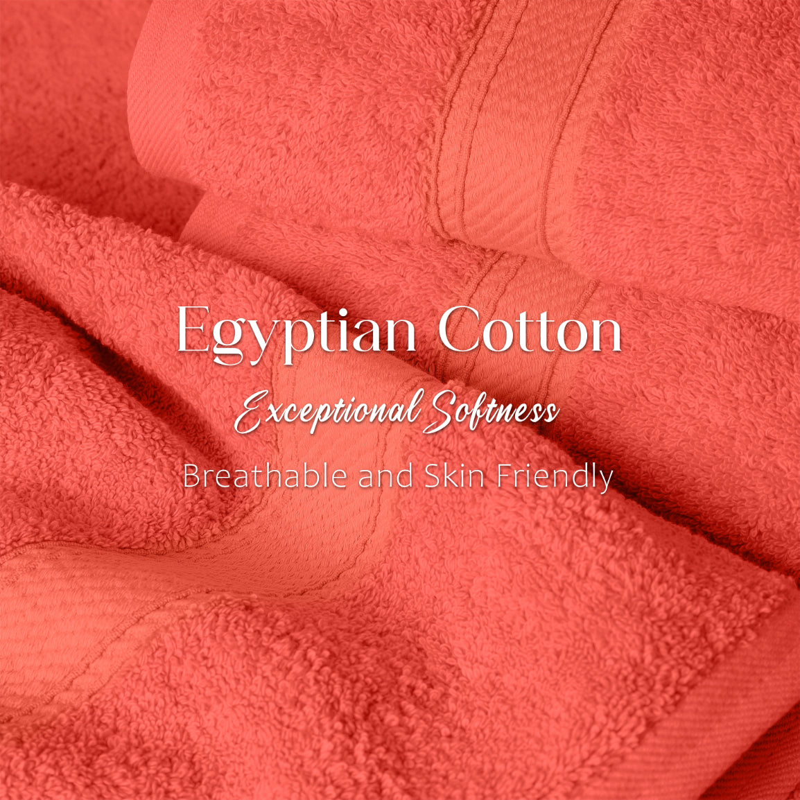 Superior 800 GSM Egyptian Cotton 6-Piece Towel Set, Soft Ultra Absorbent Towels, Gold