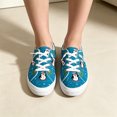 thumbnail image 5 of Willtoo Women’s Christmas Print Canvas Sneakers, Low Top Lace Up Holiday Casual Shoes Lightweight Non Slip Walking Footwear, 5 of 5