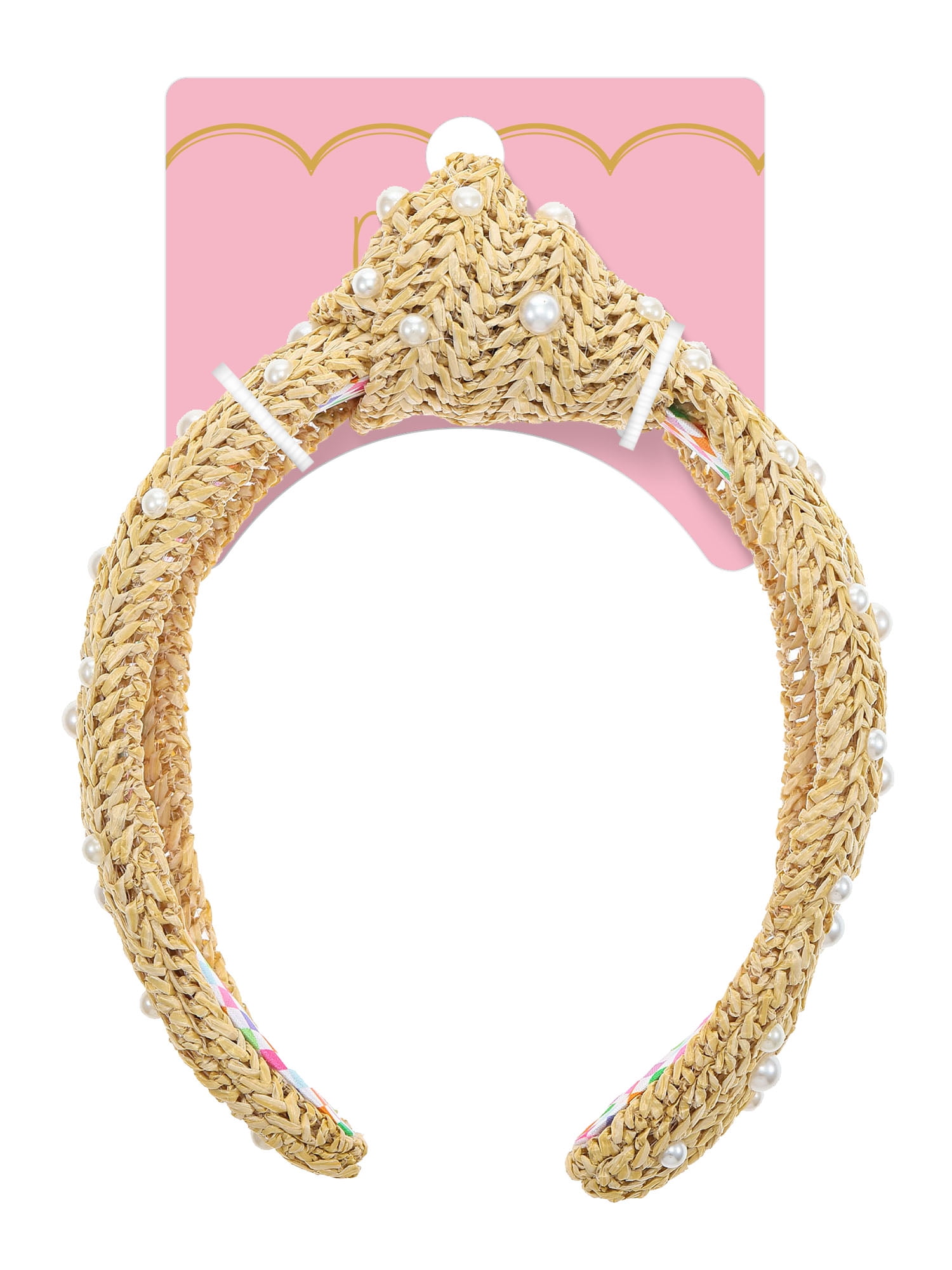 Packed Party Raffia Knot Headband, 1 Piece