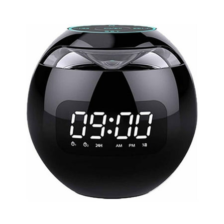 Colorful LED Display Bluetooth Speaker, Zz City TK Wireless Stereo Speaker with FM Radio Alarm photo Colorful LED Display Bluetooth Speaker, Zz City TK Wireless Stereo Speaker with FM Radio Alarm