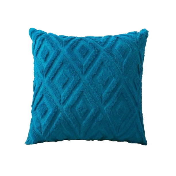 Sofa Vama Ropa de Cama Funda de almohada con flores de lana de cordero sintética, funda de cojín para sofá for Navideño