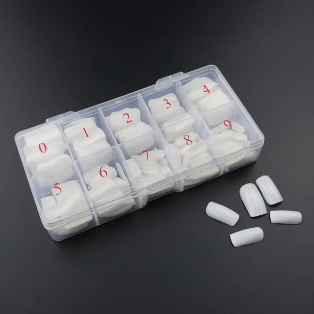 500pcs Full Cover/Half Tips/French Style nails Half tips Acrylic Artificial False Nails Women Fake Nails Tips