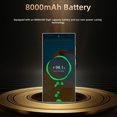 thumbnail image 2 of C25 5G Unlocked Smartphone, Dimensity 700 Octa-Core, 8GB+256GB (1TB TF), 120Hz 6.8" FHD+, 108MP Camera, 8000mAh 33W Fast Charge, Active Stylus, Android 15, IP53, 2 of 7