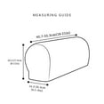 thumbnail image 5 of Jacquard Armrest Covers, 2PCS Stretch Armchair Soft Polyester Caps Non Slip Furniture Protector for Chair,Couch, 5 of 5