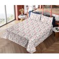 thumbnail image 4 of Ambesonne Japanese Fitted & Flat Sheet with Sham 3 Pcs Set, Asian Underwater Koi Print, Twin XL, Off White and Burnt Sienna, 4 of 5