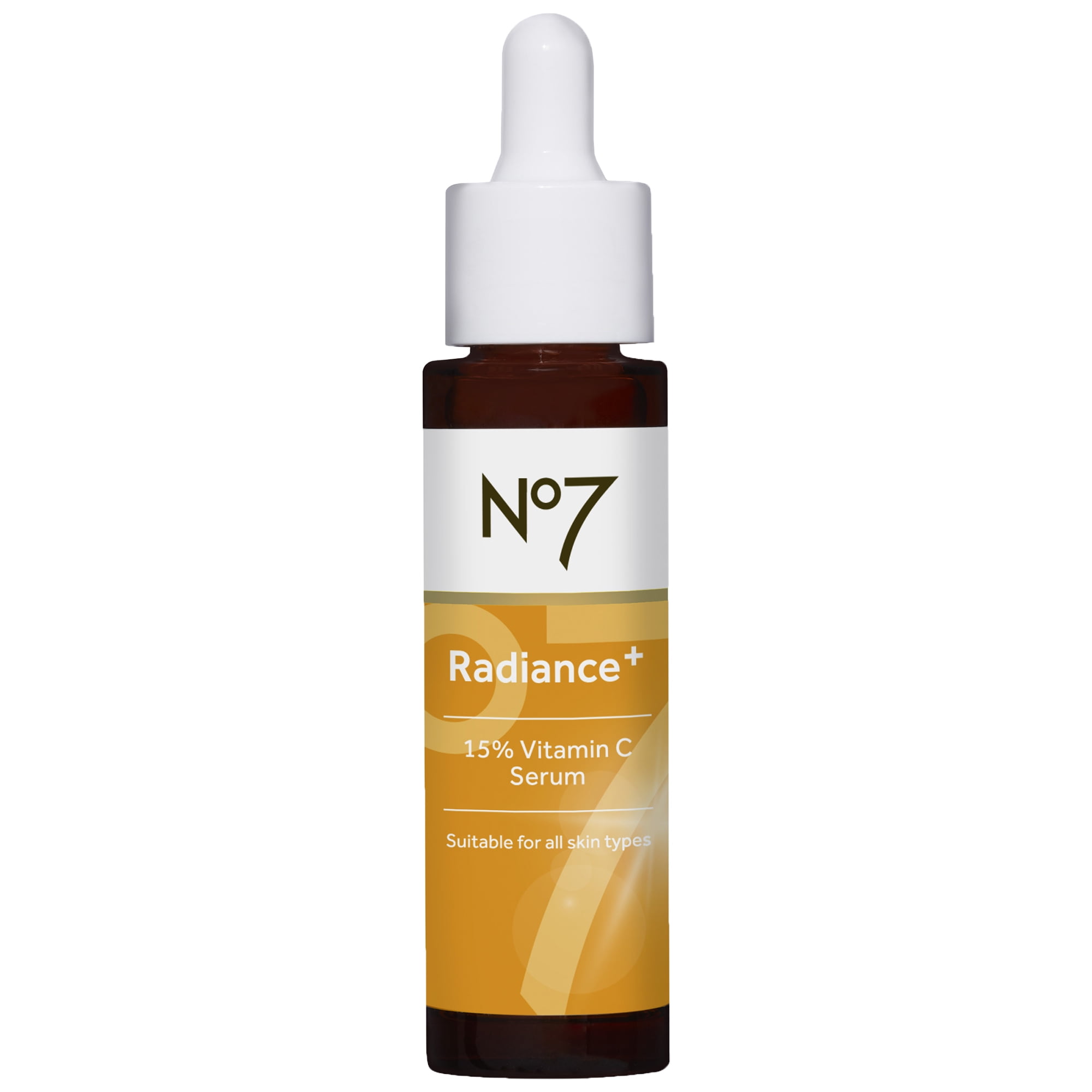 No7 Radiance+ 15% Vitamin C Natural Glow Serum - Walmart.com