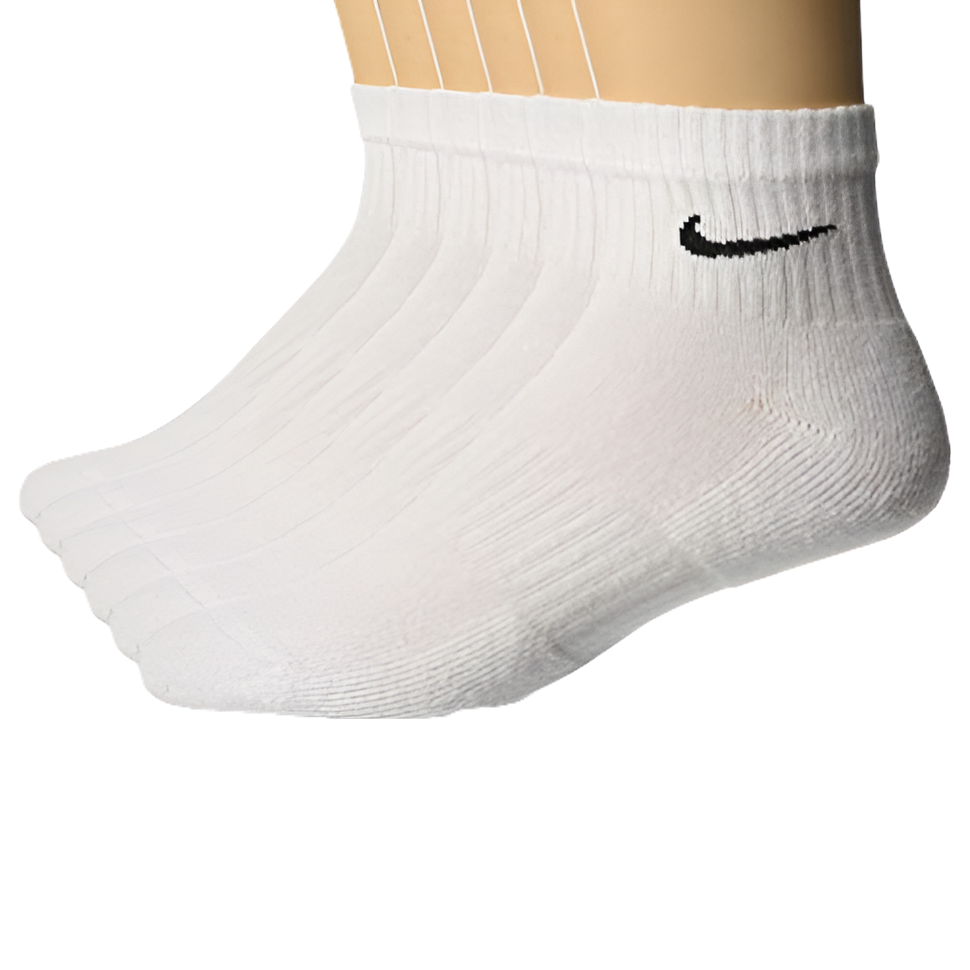Men's Nike 6-Pack Everyday Cushion Ankle Training Socks Color: White Size: 8-12