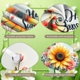 thumbnail image 4 of Floral Theme Welcome Banner Rustic Farmhouse Backdrop Green Truck Design Pink Tulips Spring Background for Front Door Decoration Spring Party Farmhouse Decor, 4 of 9