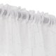 thumbnail image 5 of Cortinas Deconovo blancas transparentes de lino con diseño de rombos plateados para dormitorio, 132 cm de ancho x 213 cm de largo, 1 panel, 5 of 7