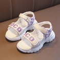 thumbnail image 6 of Staki Girls Reef Sandals Girls Sandals With Double Strap And Buckle - Lightweight Toddler Sandals - Cushioned Footbed Sandal(Purple,12 Little Kid), 6 of 9