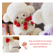 thumbnail image 4 of Peluche Cordero Con Rosa Regalos Para Niños Juguetes De Bebe Bebes 30cm Xtellar Rojo, 4 of 4