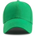 thumbnail image 2 of ORUYROP Men Women Plain Cotton Structured Baseball Cap Adjustable Strapback 6 Panel Hat, 2 of 7