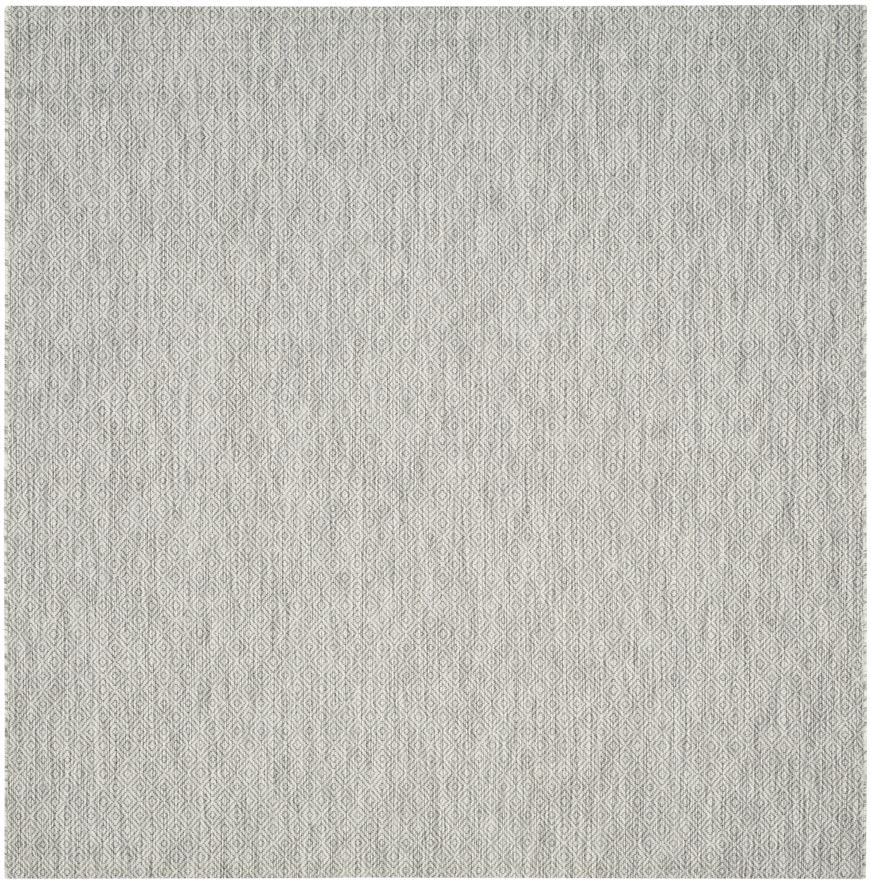 Safavieh Courtyard Mitre Geometric Indoor/Outdoor Area Rug, Gray, 5'3" x 5'3" Square
