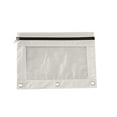 thumbnail image 2 of Uuiauoio Zipper Pouch for 3 Ring Binder Binder Storage Pouch with Clear Window Assorted Colors Smooth Zipper Large Capacity with 3 Reinforced Grommets for Office, 2 of 9