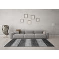 thumbnail image 3 of Ahgly Company Indoor Rectangle Abstract Gray Modern Area Rugs, 2' x 3', 3 of 4