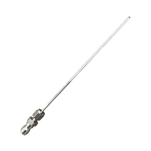 Accesorio de descarga para lavadora de acero inoxidable de 1/4 de pulgada de conexión rápida para el hogar 20 cm recto