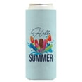 thumbnail image 4 of Pool Party Decor Hello Summer Ice Cream Popsicles 6-Pack Ultra Slim Can Drink Sleeves, 4 of 8