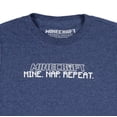thumbnail image 2 of Minecraft Boys' Mine Nap Repeat Youth Kids Tee T-Shirt, 2 of 5