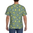 thumbnail image 2 of Rocae Cute Yoga Frogs for Men's Moisture-Wicking Crew Tee - T-Shirt for Sports, Outdoor Activities, and Casual WearMedium, 2 of 9