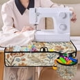 thumbnail image 4 of HELLHERO Fall Sewing Machine Mat Seahorse Ocean Plants Storage Bag Easy Storage Foldable for Travelling and Sewing Classes, 4 of 5
