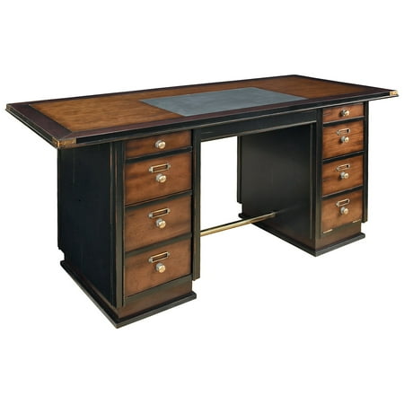 Captain's Writing Laptop Desk-Black Trim