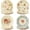 Beige, variant on 48 Pcs Floral Vintage Disposable Tea Paper Plates, 9 Inch Dinner Flower Plates for Mother's Day, Birthday, Wedding, Garden Party Events, Spring Themed Celebration, Serves 48 Guests