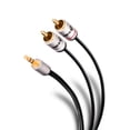 thumbnail image 2 of Cable Delgado Steren Plug 3,5 Mm A 2 Plug Rca De 1.8 M 297-045, 2 of 2