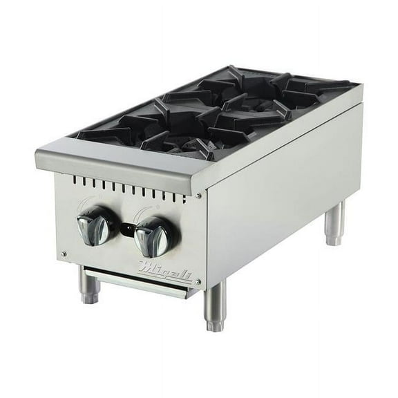 12 in. Competitor Series Countertop Hot Plate, Stainless Steel
