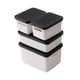 thumbnail image 2 of 4 cajas de almacenamiento para casa de muñecas a escala 1/12 con tapa, diseño de colección, decoración y simulación. Negro, 2 of 9