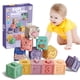thumbnail image 1 of Herunwer Building Blocks Soft Building Blocks Toy Set, Silicone Bath Toys Chewable, Educational Squeeze Play Toys, 1 of 9