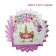 thumbnail image 5 of Unicorn Girls Party Supplies 81-Piece Set by Like2Party - Disposable, Pink, 5 of 8