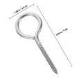thumbnail image 4 of unbranded 10 Pcs Vis en Acier Inoxydable pour Rangement à Domicile, 4 of 5