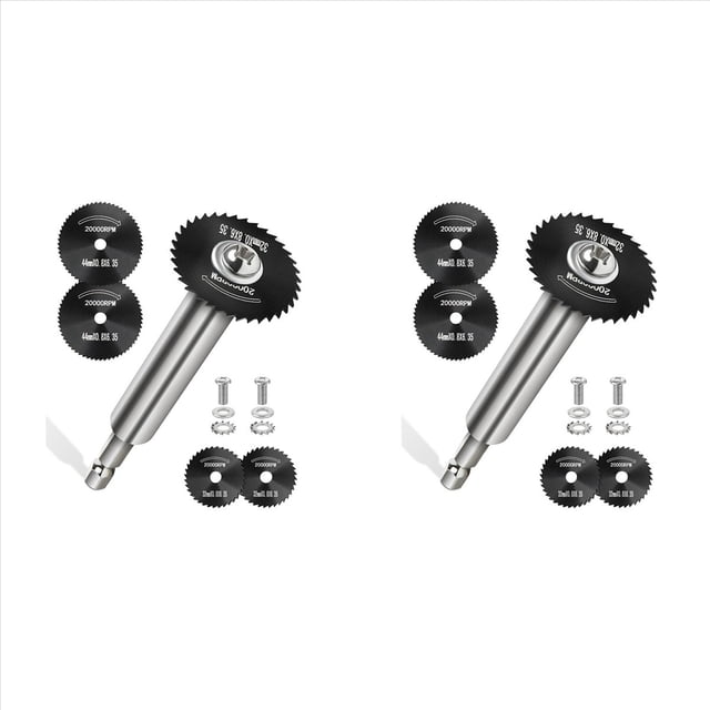 2X Cortador de Tubos Interior para Tubos de PVC con 5 Hojas de de Repuesto, Vástago Hexagonal de 1/4 de Pulgada, Cortador de Tubos de PVC Interior con Conexión de