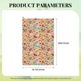 thumbnail image 4 of Easygdp Colorful Chicken Golf Towel 24x16in for Men and Women with Carabiner Clip for Easy Attachment, 4 of 8