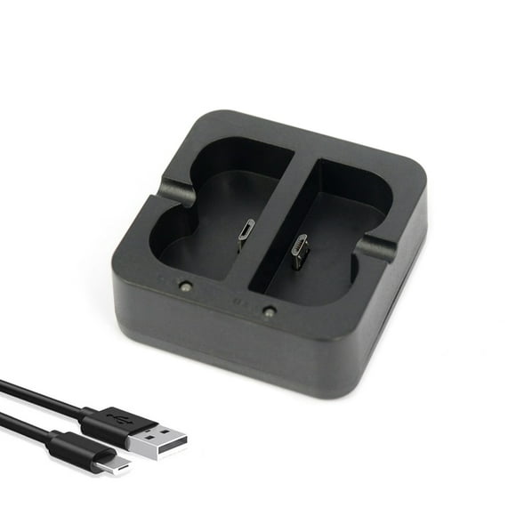 Efficient Battery Charging Solution for Ring Cameras Dual Slots, Micro-USB Cable Charger