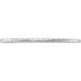 thumbnail image 3 of 14K White Gold 1.2mm Twisted Wire Pattern Stackable Band (Size 9) Made In United States stk22-120w-9, 3 of 5