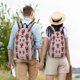 thumbnail image 4 of Disketp Red Lobster With Claws Mochila de Lona Estampada, Mochila Escolar de Viaje Ligera para Estudiantes y Portátil-Medium, 4 of 5