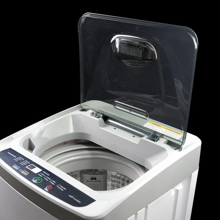US- Washing Machine Top Load 17.8lb Full Automatic Portable Compact Washer  Dryer