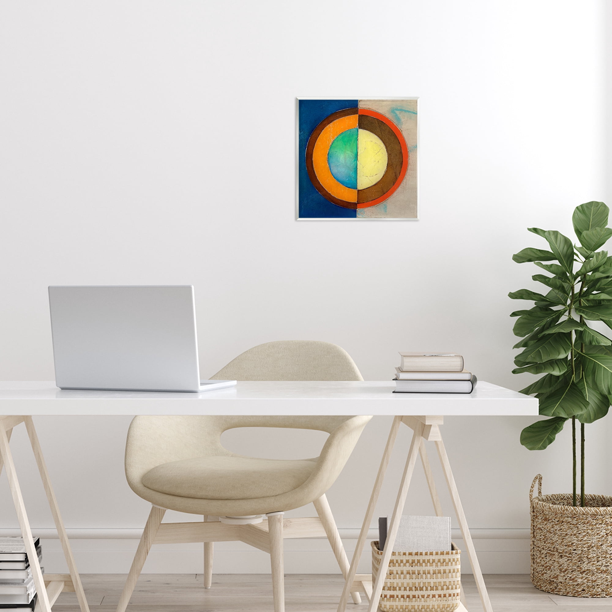 Stupell Industries Bright Vertical Circle Symmetry Wall Plaque Art, design by Matthew Finger
