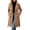 Khaki, variant on Vixolx Womens Long Pea Coat Classic Notched Lapel Double Breasted Wool Blend Coat with Tie Belt Side Pockets Winter Casual Office Warm Outerwear