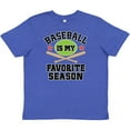 thumbnail image 3 of Inktastic Baseball is My Favorite Season Youth T-Shirt, 3 of 5