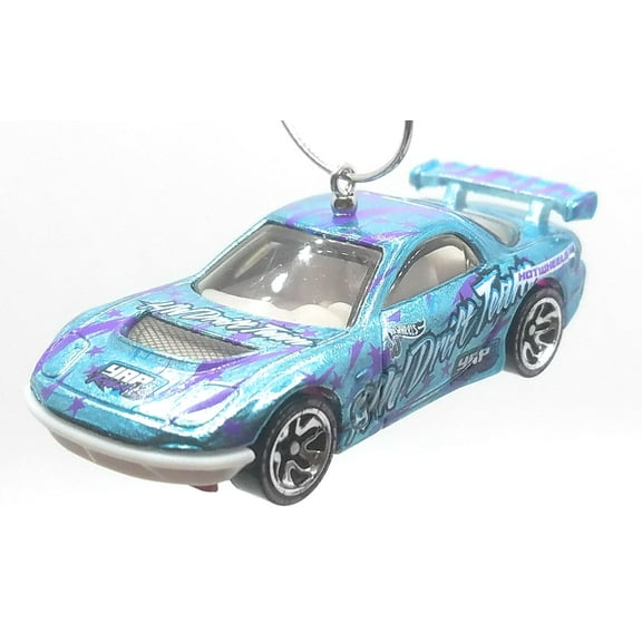 Christmas Ornament for 1995 Mazda RX-7 Drift Blue Purple