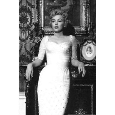 Rare Vintage Photo Rare Stunning Marilyn Monroe Vintage White Dress 36x24 Art Print Poster Photograph Sexy Movie Star Icon ()