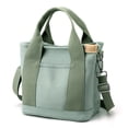 thumbnail image 1 of Bolso de mano pequeño, pequeño y lindo bolso de lona, bolso de hombro tipo bandolera/múltiples bolsillos, minibolsillo informal tipo mensajero, 1 of 6