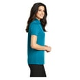 thumbnail image 3 of Port Authority Women's Silk Touch Performance Polo Moisture Wicking Shirt Parcel Blue Large, 3 of 3